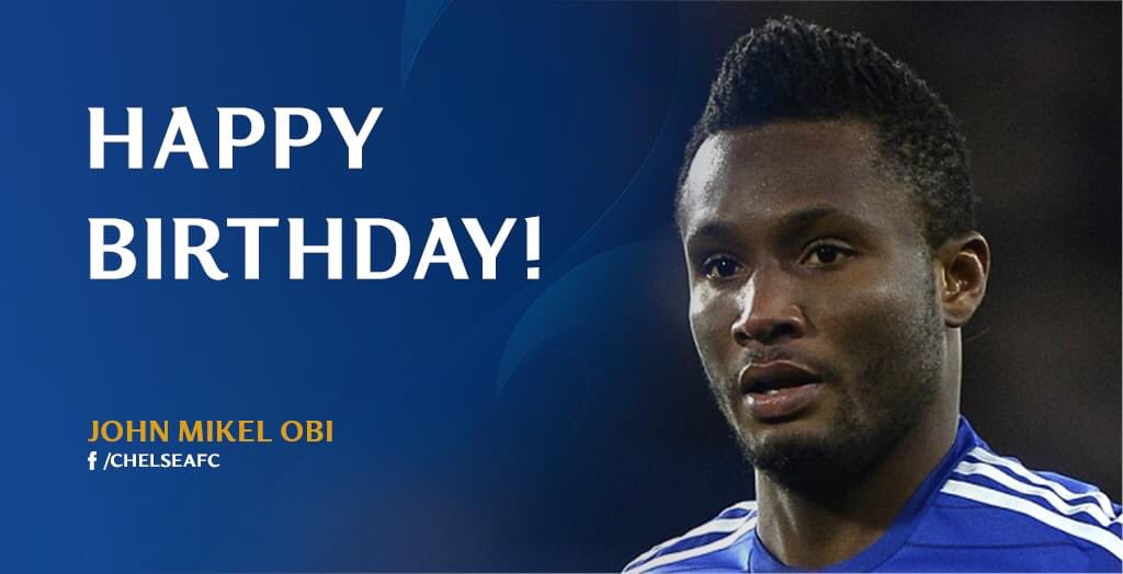 Happy birthday John Mikel Obi! The Catalyst 