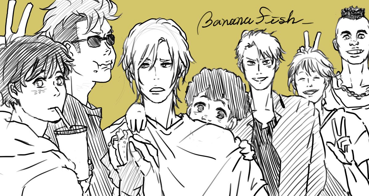 仲間たち。
#BANANAFISH 