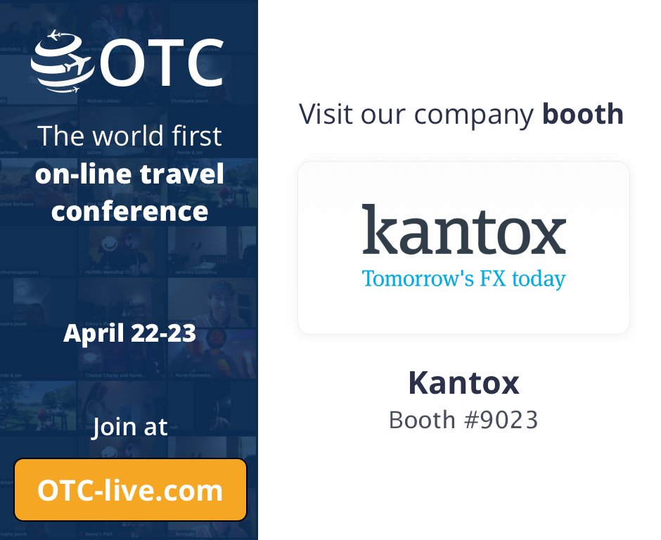 ✈️ We're looking forward to taking part in <a href="/LiveOtc/">OTC - The world's first online travel conference</a> over the next two days, the world's first online #travelconference. 

Join us at our booth #9023 to discuss how we can help you during periods of uncertainty! 🌍