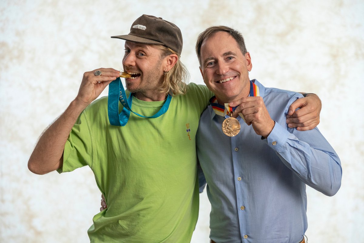 Does winning sports highest honour set you up for life? Olympic Gold Medallists tonight on #YouCantAskThat. (That's me &amp; Scott McGrory)