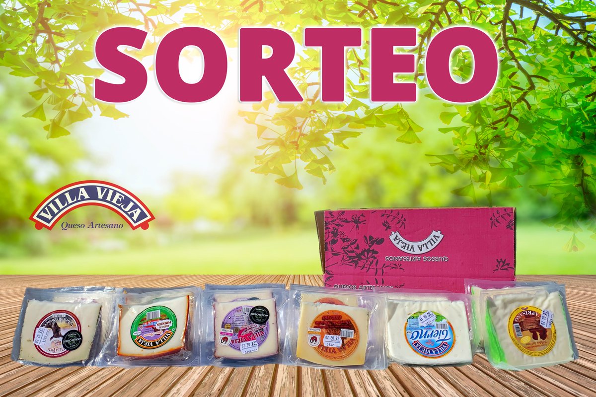 ‼️SORTEO QUESOS DE CABRA‼️

¡Envío a toda #España! 🇪🇦️ 🎁

➡️ Para participar debes:
- RT. ♻️
- Síguenos👍

Anunciaremos el ganador/a el miércoles 13 de mayo y se lo enviaremos gratis a casa 😉

¡Mucha suerte a todos! 😊

#QuesosDeCabra #Murcia