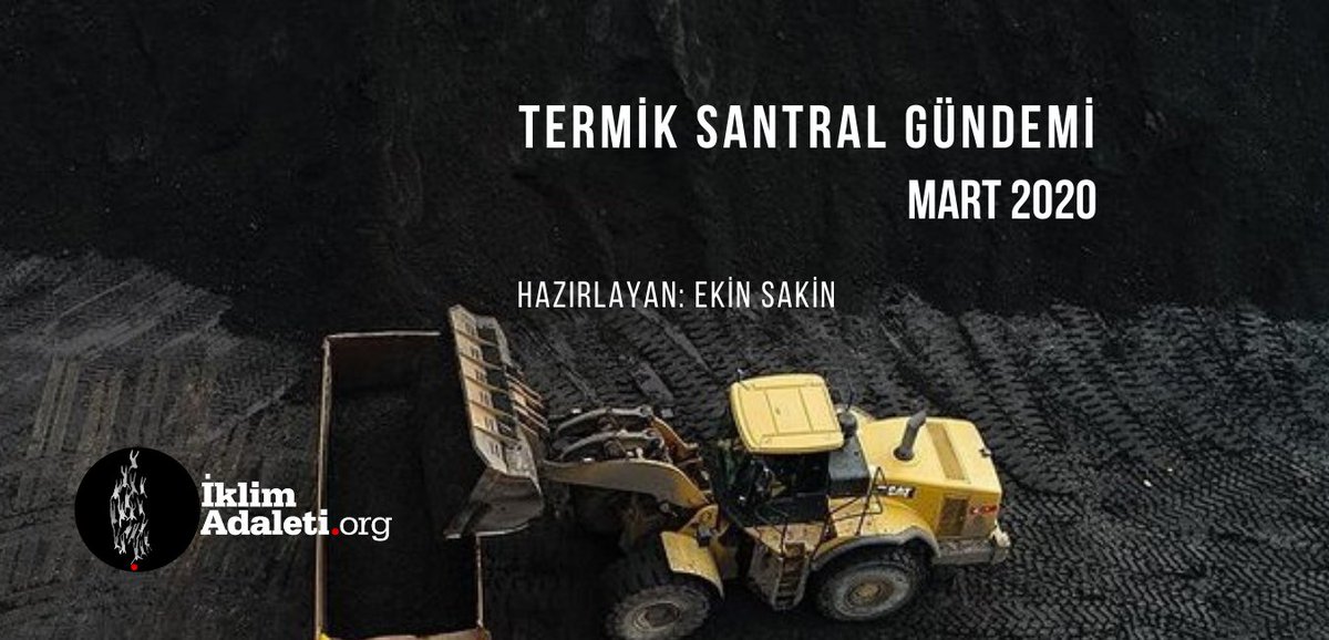 Mart 2020 Termik Santral Gündemi yayında! Türkiye’de ve dünyada enerji politikası,politik demeçler, termik karşıtı mücadeleler,kararlar ve izin süreçleri ve kazalar, kirlilik ve etkilere ilişkin yerel basında çıkan, derlediğimiz haberleri bulabilirsiniz.👇
iklimadaleti.org/2020/04/22/mar…