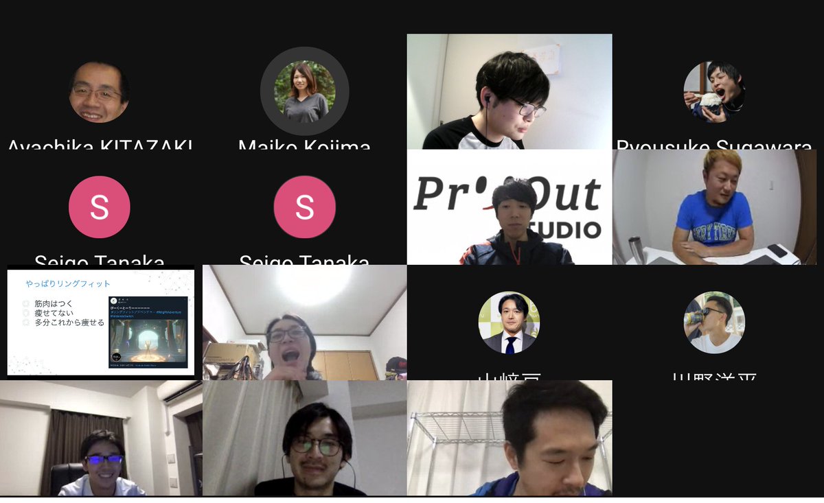 n0bisuke's tweet image. 登壇者たち #remoteworkhack