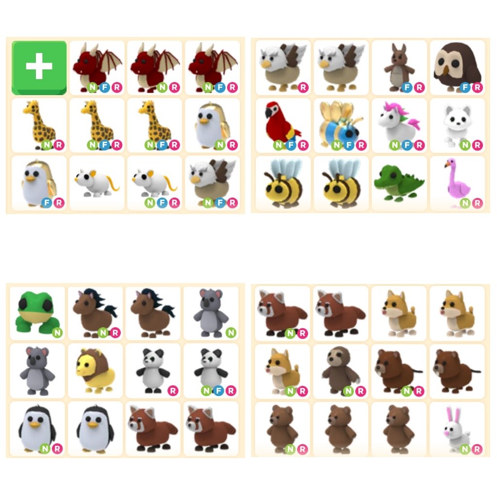 trading my adopt me inventory (old pets, high value pets, old toys