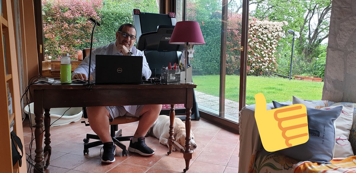 SimoneCelata's tweet photo. Fresh air, regular break and exercise: my work from home secret. #VMwareStories https://t.co/MQOLpIH7oK