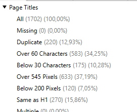 javigarcia's tweet photo. @screamingfrog how can I filter by column with negative value, for example noindex urls in PAGE TITLE
Should be nice a classic column filter functionality like Excel
#featureReq
stay safe! https://t.co/eyObr62Q1l