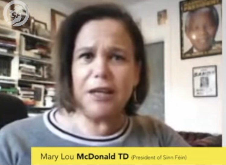 SeamasMcGrattan's tweet photo. Is Mary Lou face timing Nelson Mandela ? https://t.co/g1JzjkNWh4