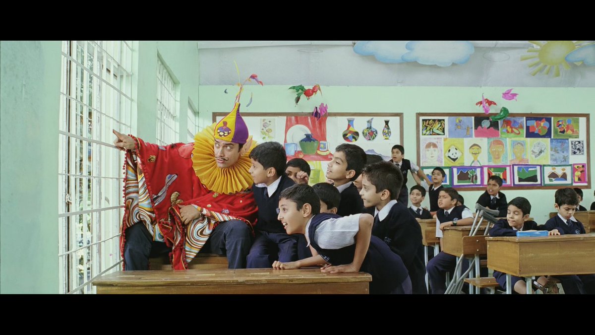Aamir has taken the best from the kids. Look the kids, they are sincerely involved even while staying the background, without any inhibitions, getting used to the camera and all. That's called the director's touch.