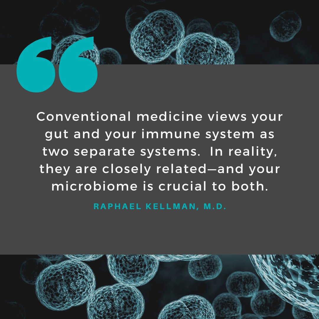RT <a href="/doctorkellman/">Dr. Raphael Kellman M.D.</a>: "The lining of your gut wall is one cell thick. Right on the other side of that cell wall is your #immunesystem. So any time the cells of your gut wall are not functioning optimally, your immune system suffers. And what keeps your gut wall in tip-top shape?"
