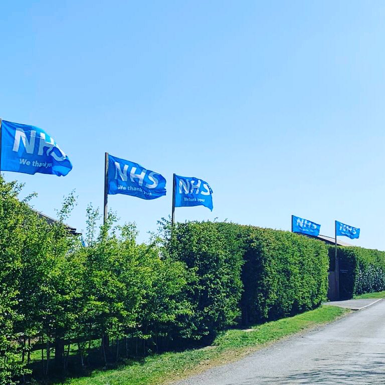 VetRun180's tweet photo. THANK YOU NHS // To all of the NHS fighting for the nation in the battle we find ourselves in. Flags flying outside our Yorkshire HQ! Keep safe everyone!
#NHS #vetrun180 #adventuretherapy #veterans #injuredveterans #army #royalmarines #raf #navy https://t.co/7zfkmd6GtF