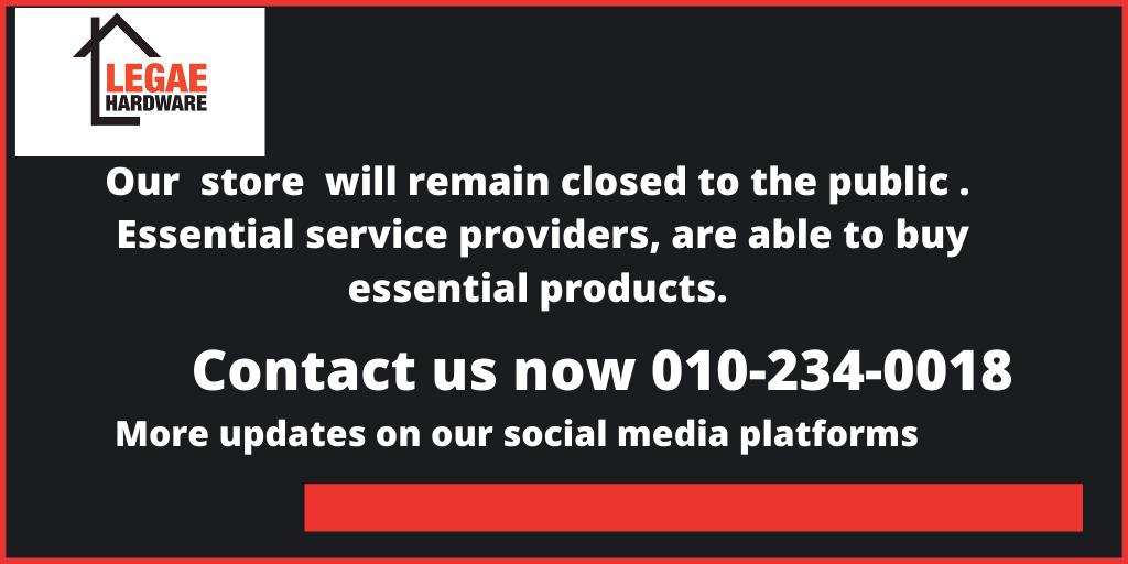 Legaehardware's tweet photo. #Covid_19SA #Lockdown #Essential service https://t.co/EkDr2BBbly
