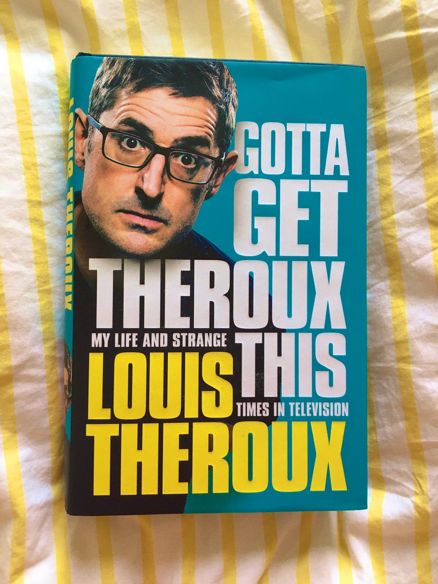 18. GOTTA GET THEROUX THIS - LOUIS THEROUX. A bout of insomnia saw me finish this hefty tome last night/this morning. A great companion piece to his documentaries, and v interesting to hear more process and backstories (though in places quite dark).