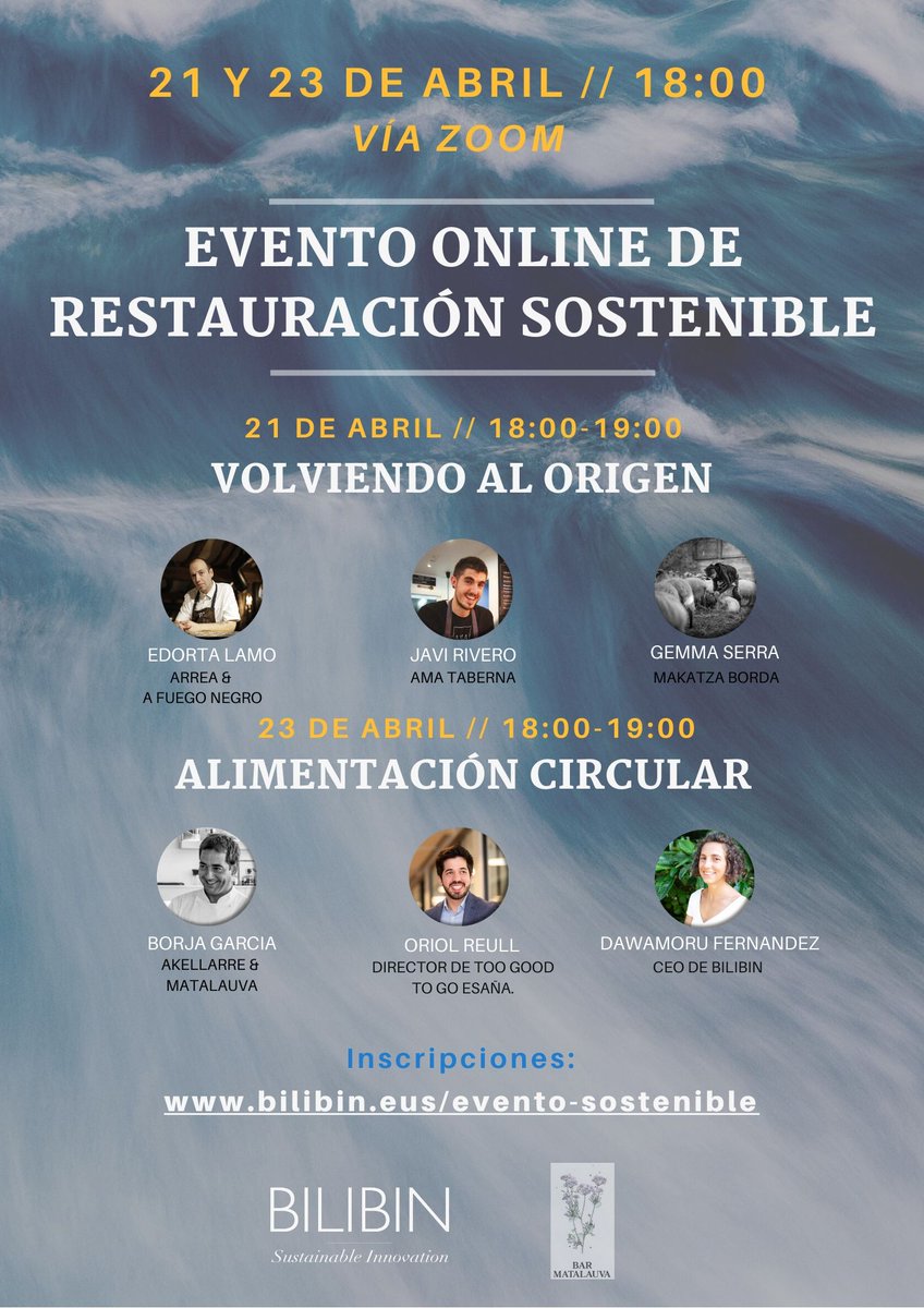Grunver's tweet photo. Interesantes reflexiones de 👩🏽‍🍳 y productorxs locales sobre #NuevosModelosdeNegocio y productos #km0🥬🍄en el encuentro #restauracionsostenible 🍽️de ayer organizado por #Bilibin

 🔜⏳¡No te pierdas el de mañana sobre #AlimentaciónCircular y #ZeroWaste!

✍️https://t.co/JxhQvDVeFE https://t.co/DiVVUoNrEI