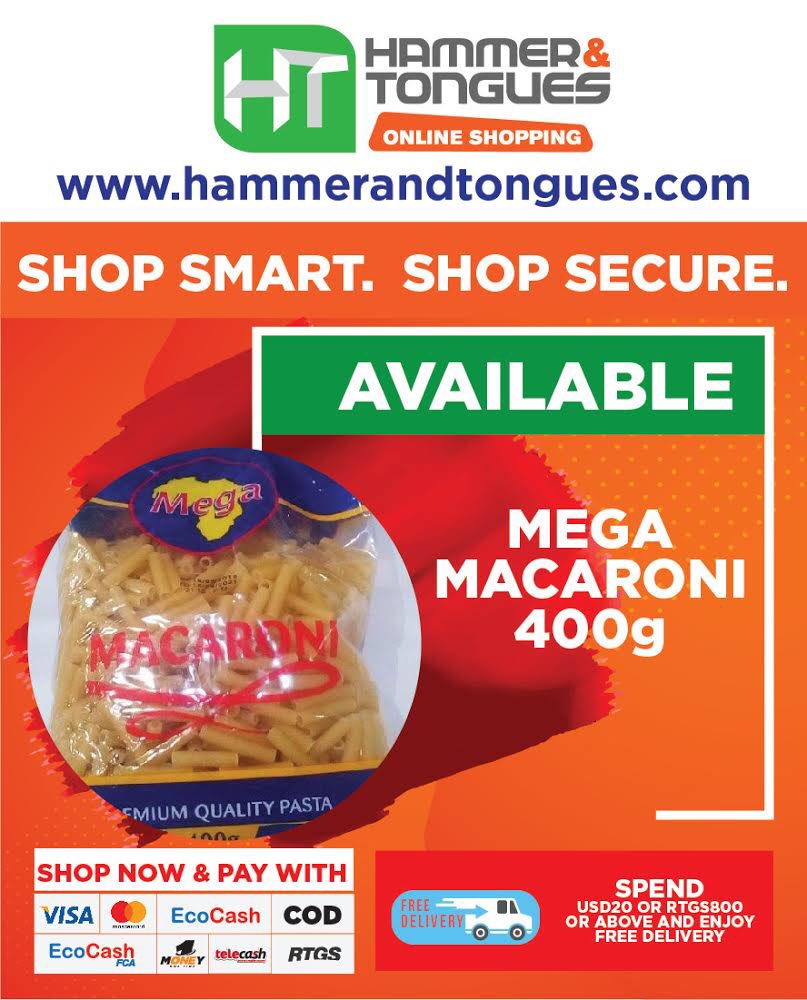 Planning to cook macaroni for the evening but you are out of ingredients? 

Head to our website  shop.hammerandtongues.com
and order 400g mega macaroni today!

#shopsmart #shopsecure #onlineshopping #hammerandtongues #lockdownshopping #macaroni