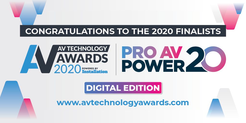 Install8ion's tweet image. Today we reveal who made the #AvTechnologyAwards 2020 shortlist and our inaugural Pro AV Power 20 List! We’ll be posting details for each award category on Twitter over the course of the day. You can view the complete list now at avtechnologyawards.com. #avtweeps #power20