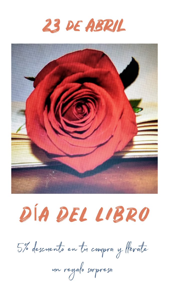 LibreriaFalla's tweet photo. Mañana es el #DiaDelLibro 📘 Y, ¿qué mejor para pasar este #confinamiento que leyendo? 

Obtén un 5% de descuento en tu compra y llévate un regalo sorpresa.

#SantJordi #SevillaHoy #libros #librería #QuedateEnCasa #Leer https://t.co/l0hgbtwyq8