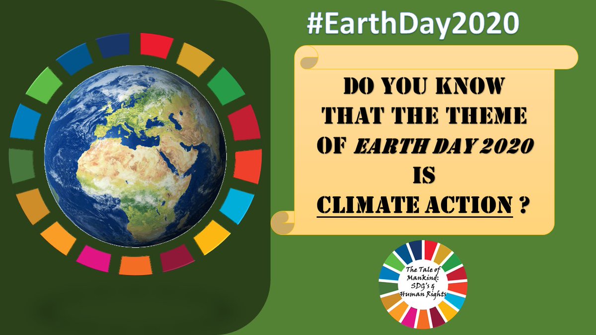 taleofhumankind's tweet photo. "#ClimateChange is happening, humans are causing it, and I think this is perhaps the most serious environmental issue facing us." - Bill Nye
#EarthDay2020🌏 #Anniversary50 #EarthDayChat #TaleOfMankind #ClimateAction https://t.co/QZ3yRvWvb7