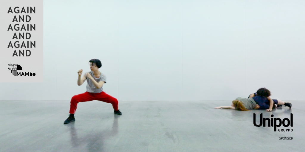 UnipolCorporate's tweet photo. #laculturanonsiferma: #UnipolGruppo insieme a #MAMbo come sponsor della mostra #AGAINandAGAINandAGAINand.

“Drag Drag Solo ”, 2016, di #CallySpooner è un video che riprende una performance. La necessità di comunicare si esprime attraverso la danza, lo sport ed il team building. https://t.co/YO2yiE6P5d