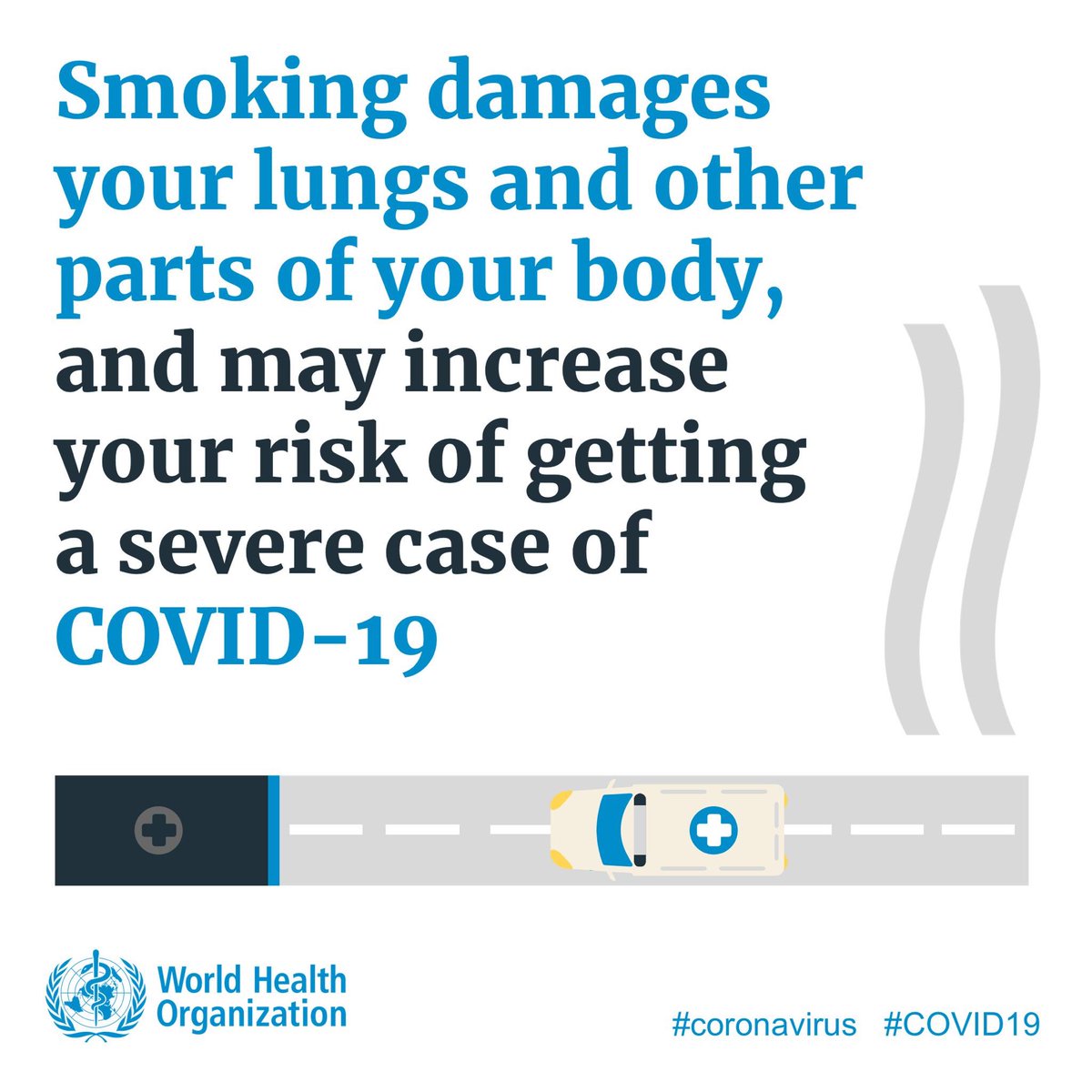 World Health Organization Who On Twitter Smoking Damages Your