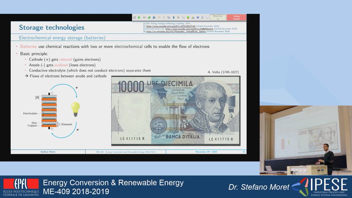 12/ Day10:  #energystorage. Lecture content:- Storage: what and why?- Technologies: potential  #energy,  #batteries,  #heat storage,  #chemical ( #hydrogen, power-to-x) #onlinelearning  #energytransition  #energytwitter  #renewableenergy 