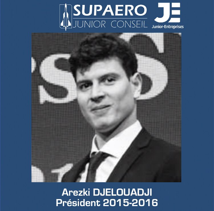 « La J.E. est un vrai laboratoire entrepreneurial » 
Découvrez le témoignage d’Arezki DJELOUADJI sur notre site web    (🌍 supaerojuniorconseil.com/alumni/#Arezki…) 
👨‍🎓Formation: <a href="/ISAE_officiel/">ISAE-SUPAERO</a> , X-HEC Entrepreneur
👨‍💻Poste: Co-fondateur de Hinsight Analytics (Data Consulting) 

#WeAreSJC #Alumni