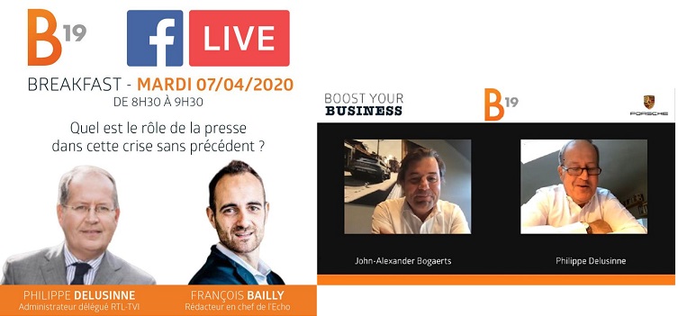 Philippe Delusinne était l’invité du <a href="/B19businessclub/">B19</a>  pour une conférence FB Live concernant le rôle de la presse dans cette crise sans précédent, la manière dont elle fonctionne et comment elle se portera à la fin du confinement. Pour voir le live 
facebook.com/B19BusinessClu…