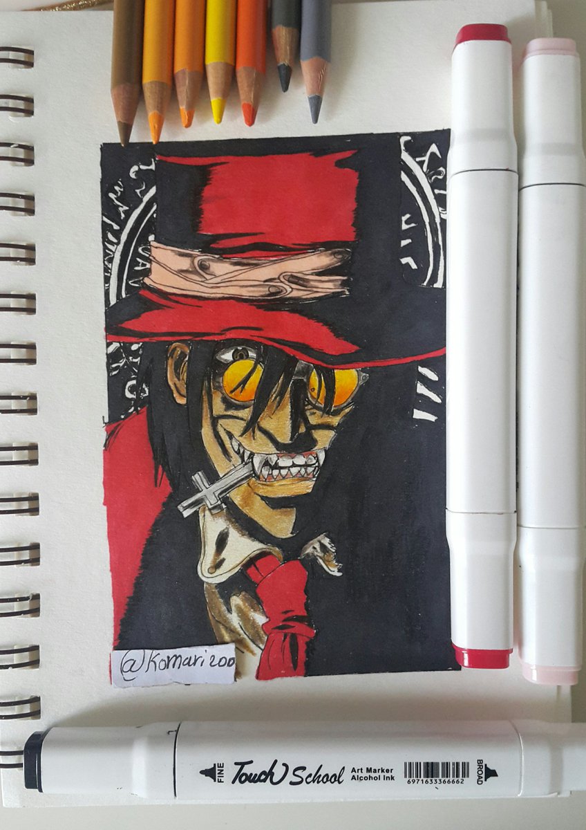 Komaridraw's tweet photo. اكارد 🔥
حبيت اعوضه برسمه تشبهه وتبين فخامته لان القديمه كانت كأنها فان ارت😁
#Hellsing_ultimate https://t.co/zNdZ490wOq