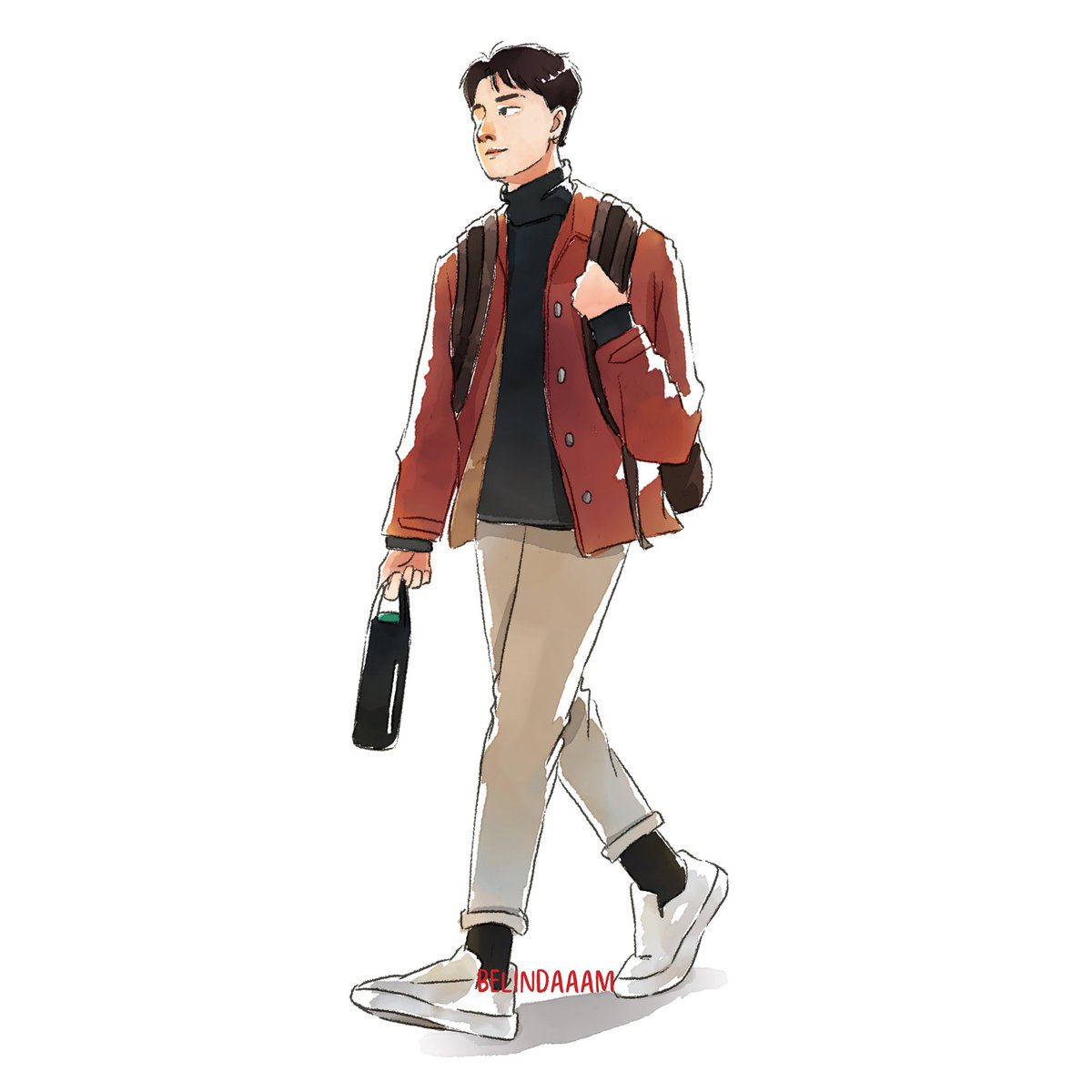 Part 3!This is Young K as a student assistant for 2D visual design class!He used to always bring his coffee but now he bring his own tea #DAY6  #데이식스  #day6fanart  #day6au