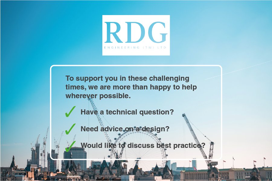 To support you in these challenging times, we are more than happy to help wherever possible. Whether you have a technical question, need advice on a design or would like to discuss best practice you can contact us at design@rdgengineering.co.uk 
#scaffolding #temporaryworks