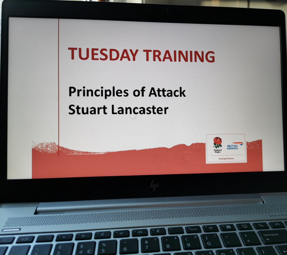 JamesCollinsC's tweet photo. Enjoyed this yesterday... Some great knowledge passed on by Stuart Lancaster! ๐ ๐ค
Looking forward to the next webinar!
@KYBOEngland
@ERrugbycoach
#principlesofattack #LockdownLearning https://t.co/beXk4yaR8o