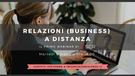 SCRConsulenza's tweet photo. La formazione di SCR arriva a casa con le dirette online. 
Il 5 maggio terremo il nostro primo Webinar gratuito "Relazioni (business) a distanza", dove parleremo della gestione da remoto di clienti e collaboratori.

Per informazioni e iscrizione scrivete a info@scrconsulenza.it. https://t.co/ZHkt9VdoR0
