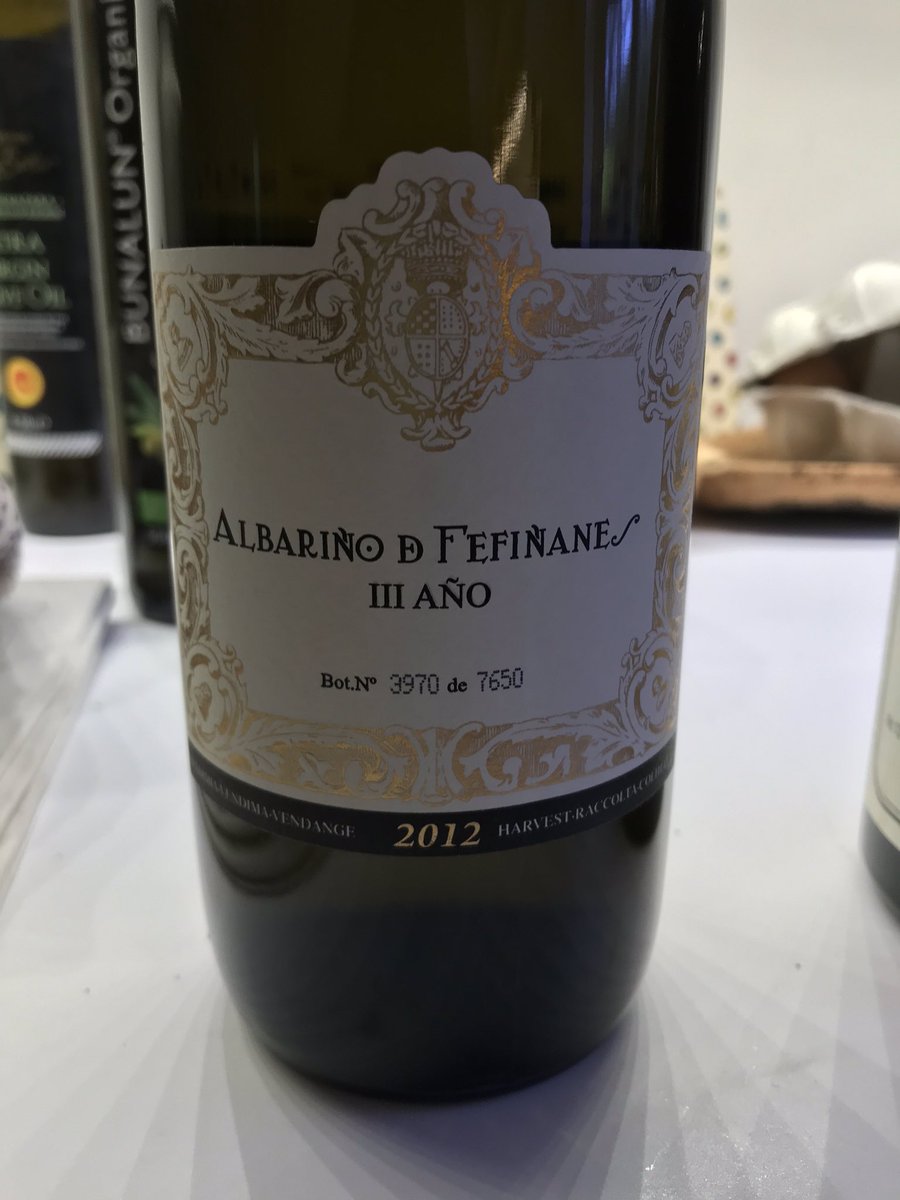 RozCrowley1's tweet photo. @blakeonwine Likewise this one proving #albarino in the right hands can last @BFefinanes https://t.co/leflXxyqzo
