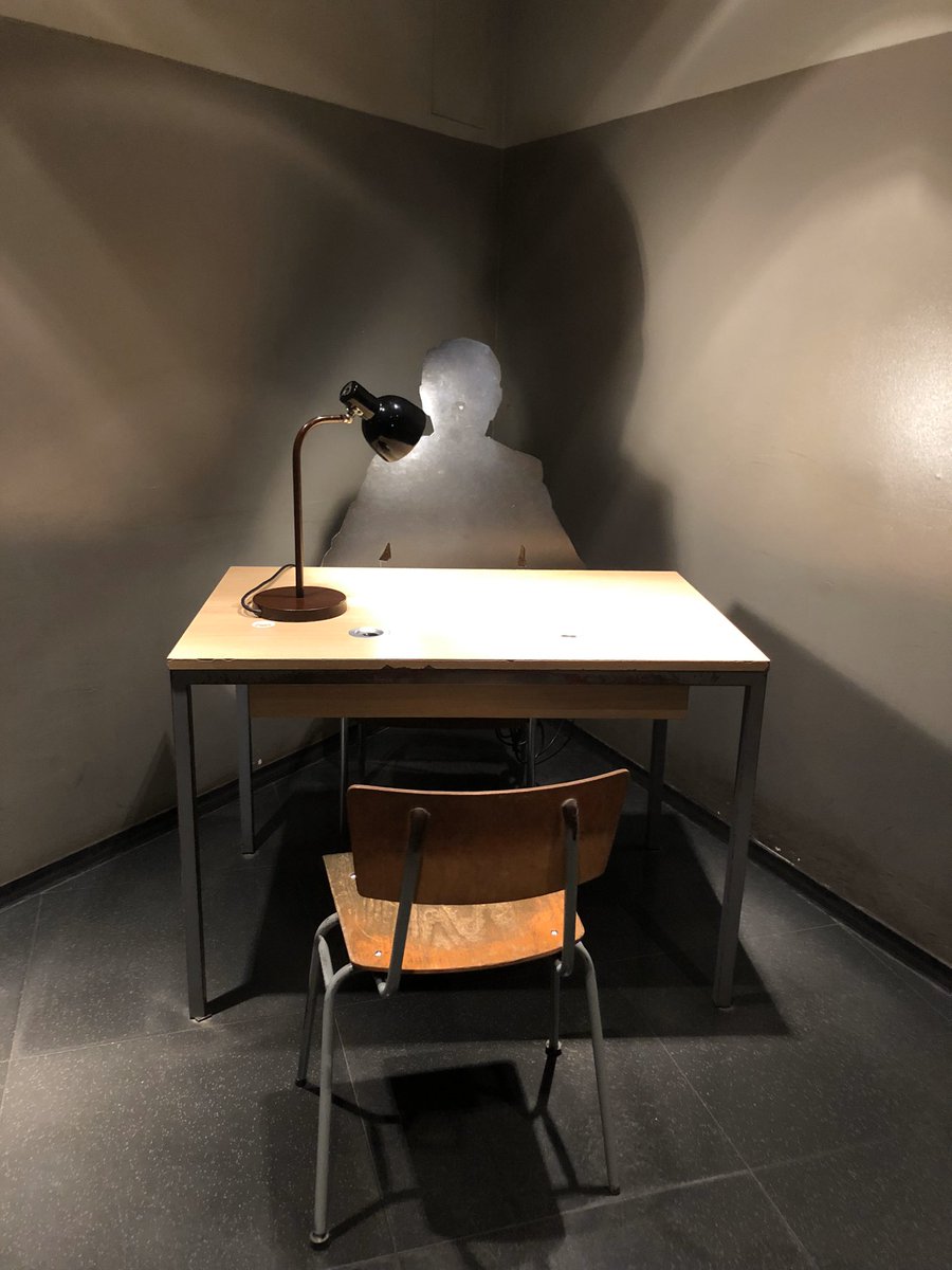 A typical Stasi interrogation room, like the one Wolfdieter was questioned in.