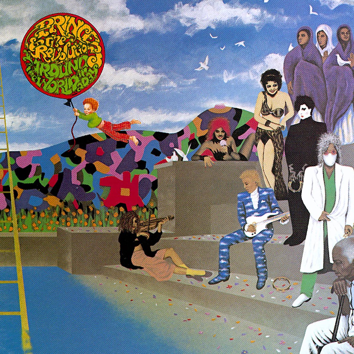 PrincePartyUK's tweet photo. Happy 35th Anniversary to “Around The World In A Day” released 22nd April 1985 – it was Prince's seventh album and the second album credited to #Prince and the @therevolution #Prince4Ever https://t.co/iZnXbZ5dIn
