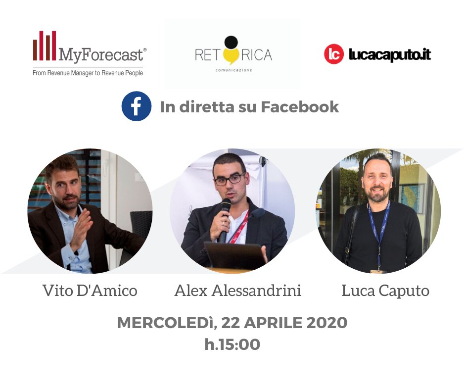 Sicaniasc's tweet photo. 📌 oggi h.15 | #MarketingTuristico senza la variabile tempo e come cambia l'esperienza di #destinazione con @officinadgitale #Tourism Consultant,
Alex Alessandrini, #Marketing Manager di @Retorica200, @vitodamico, CEO &amp; Founder #MyForecast #RevenueSoftware https://t.co/4f8Vdriohm https://t.co/drFoKsYvmO