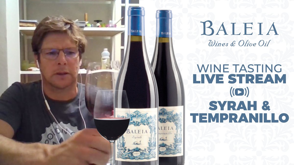 WATCH Baleia winemaker Gunter Schultz as he does a tasting of the Baleia Syrah and Tempranillo cultivars! Join in with any bottle of Syrah &amp; Tempranillo (if you are so lucky to have one around) and enjoy a wine tasting from the comfort of your own home. 
baleiawines.com/live-stream/
