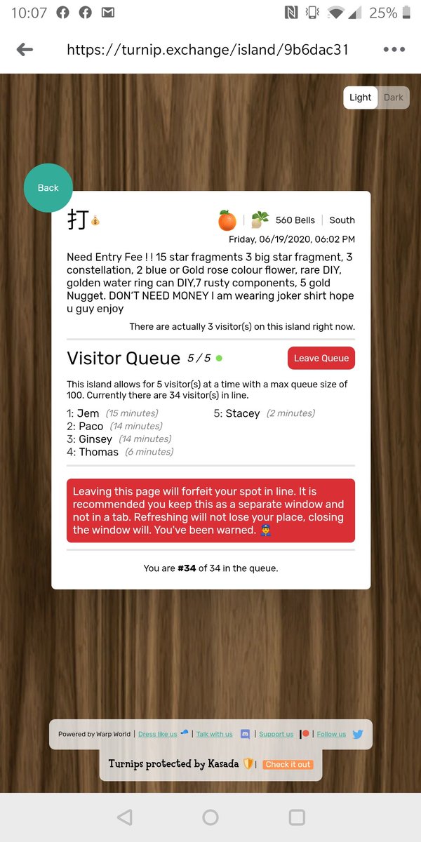 jemmalay's tweet photo. @WarpWorld This guy just scammed me out of my gold. What are you doing to protect things like this happening? https://t.co/s0NQeo61GH