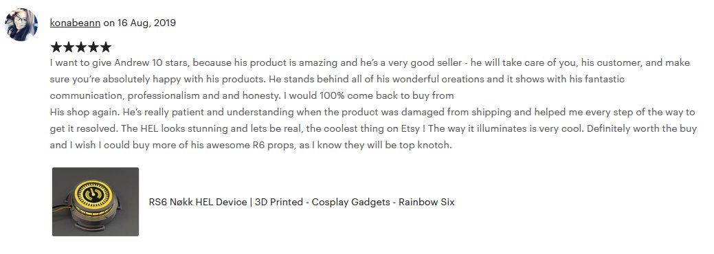 Andarne_'s tweet photo. Take a look at some of the awesome ⭐⭐⭐⭐⭐ reviews #Darny3D has had! I pride myself on giving a quality, friendly service that will leave you feeling satisfied with your order.
Check out Darny3D on #Etsy: https://t.co/4Qn8VWT6kw https://t.co/LbItGOr1BU