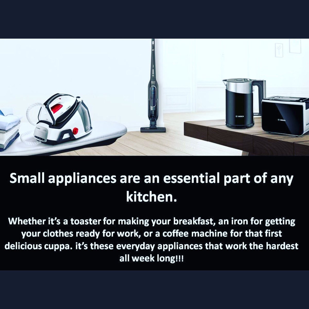 Since we are staying at home and using our kitchen small appliances more than usual why not treat yourself!⠀
⠀
We can order items to be delivered to our showroom within a week! Please visit our website to view the @BoschHomeUK appliance brochures abkb.co.uk/brochures