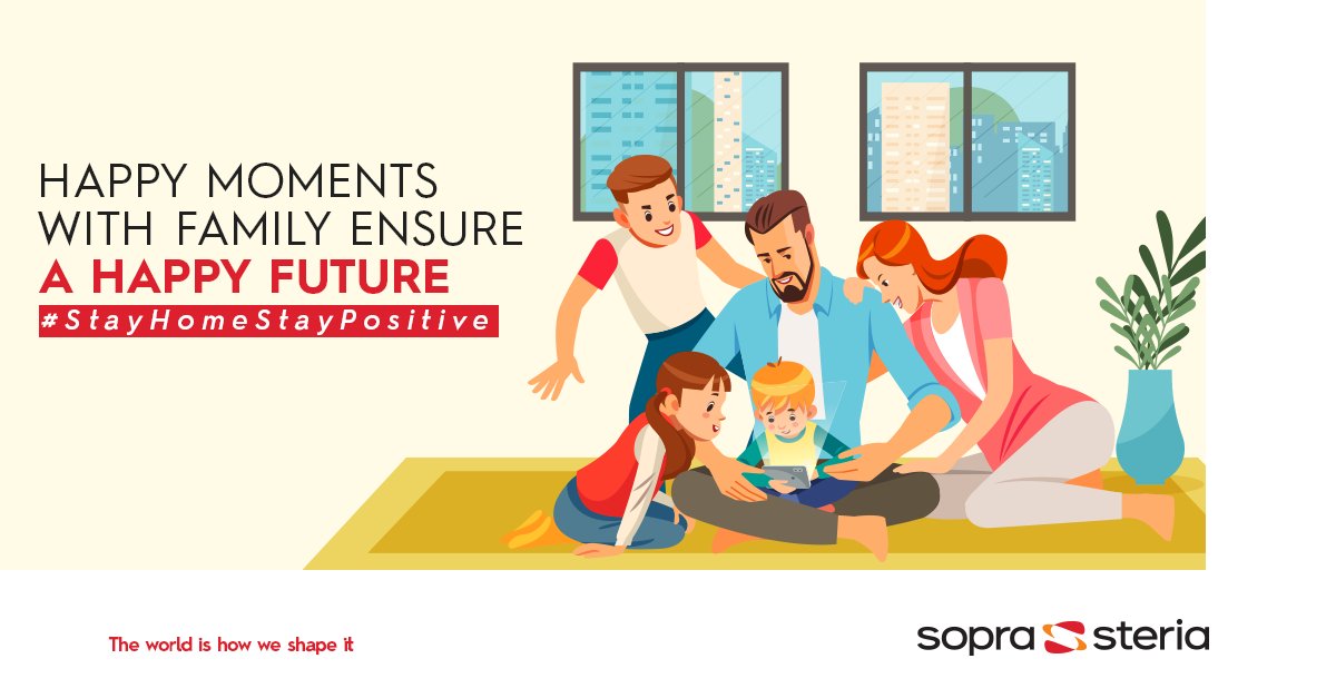 SopraSteria_IN's tweet photo. Like any other crisis, this one can also be fought with patience, courage and a positive attitude. Make sure that you keep yourself &amp; your family happy &amp; come out of this lockdown with higher hopes &amp; possibilities.

#StayHomeStayPositive #SopraSteriaIndia #TheWorldIsHowWeShapeIt https://t.co/VVYVhyPSEc