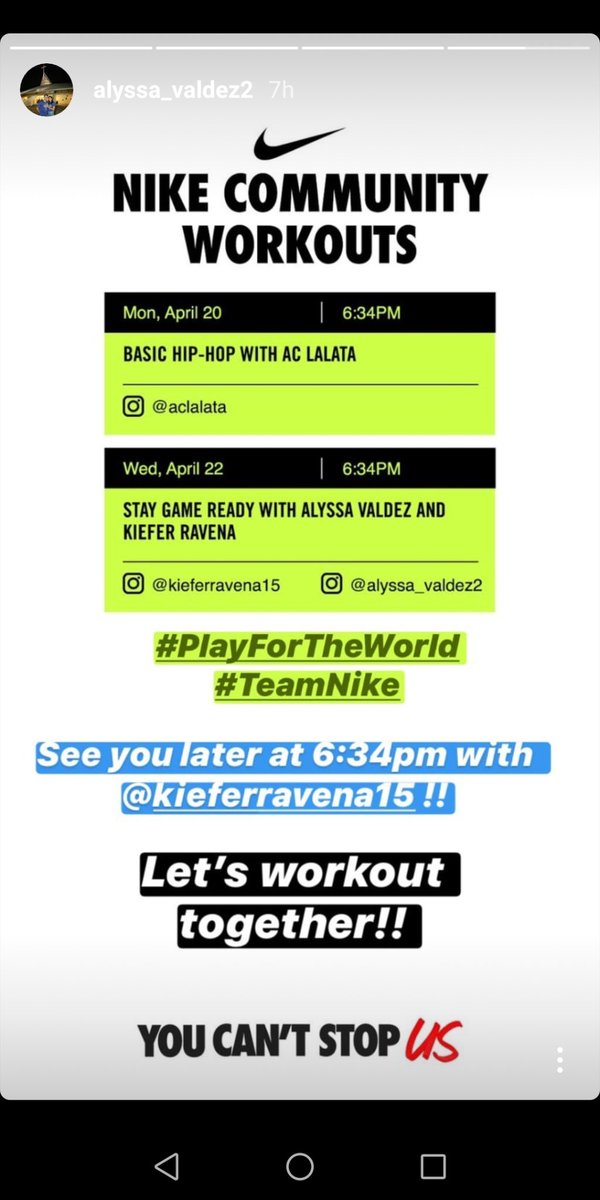 SuperstarPhenom's tweet photo. After manood ng K-Movie na kasing lalim ng Mariana Trench..

Workout naman at 6:34pm 

#StayGameReady

#KiefLy #TeamNike 

https://t.co/Ru9DQjiInQ https://t.co/7mpH1UMeRR