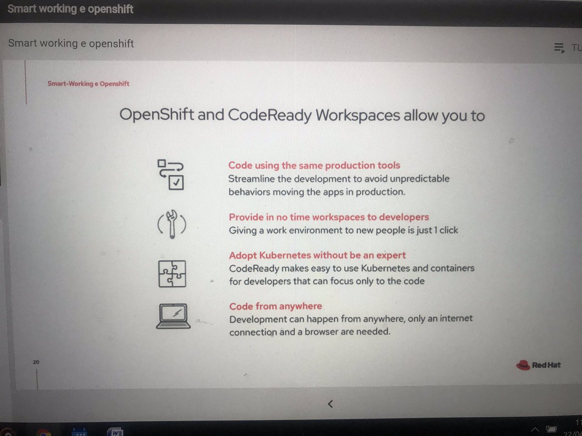 impresacity's tweet photo. Si entra nel vivo: ecco #CodeReadyWorkspaces 2.x, un #IDE - #integratedevelopmentenvironment di @RedHat x lo sviluppo #OpenShift https://t.co/8S1ic03R3G