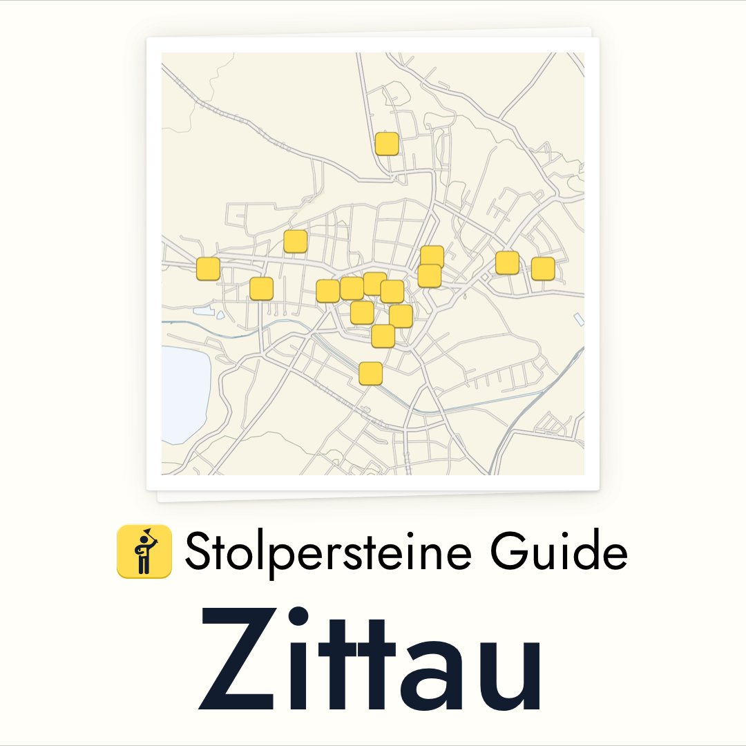 Wir freuen uns, dass ab sofort auch die #Stolpersteine von #Zittau im Stolpersteine Guide verfügbar sind – buff.ly/2VPoGhK <a href="/_Stolpersteine_/">Stolpersteine</a>