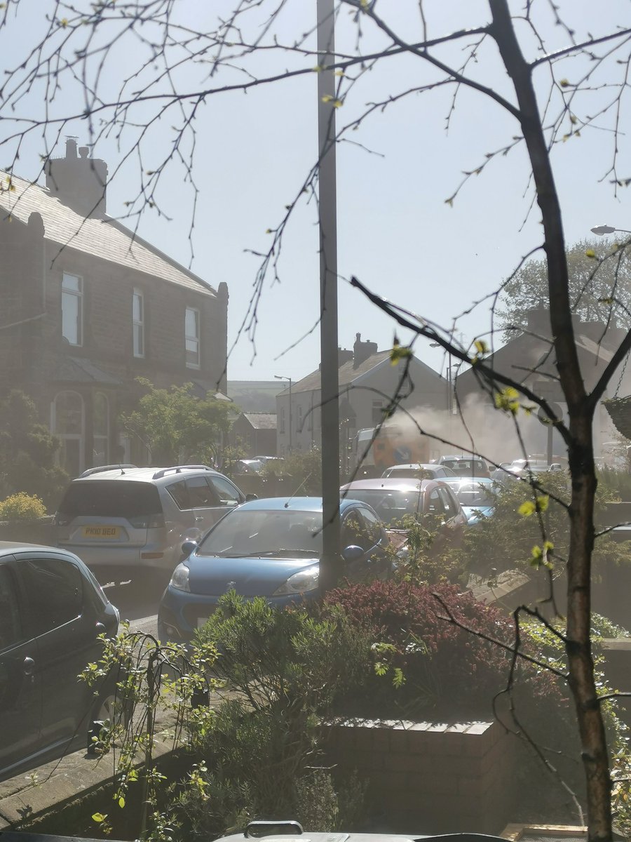 forfoxxxsake's tweet photo. @Derbyshirecc I thought the whole point of a road sweeper was to do exactly that and not regurgitate it back into the air a over everyone's cars and windows! https://t.co/ld04iPerLF