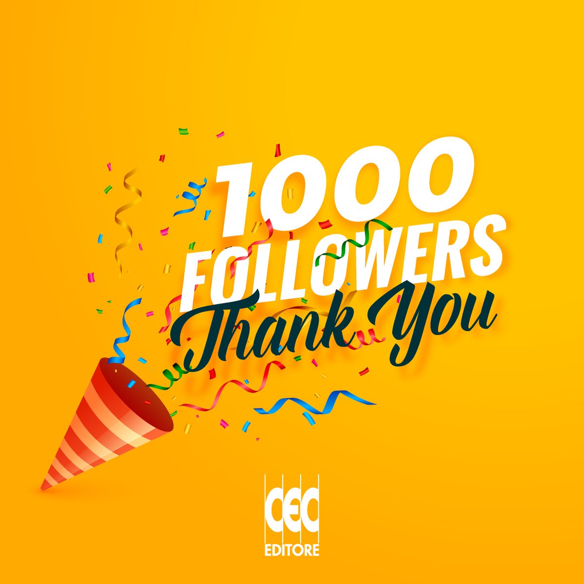 CEC_EDITORE's tweet photo. Oggi vogliamo dirvi GRAZIE!
Grazie perchè abbiamo raggiunto 1000 followers sulla nostra pagina Linkedin!

E tu, la segui la nostra pagina?
Seguici su Linkedin
👉 https://t.co/iajxvMhZV9

#thankyou #ceceditore #1000followers #LinkedIn https://t.co/CyiqydMoSE