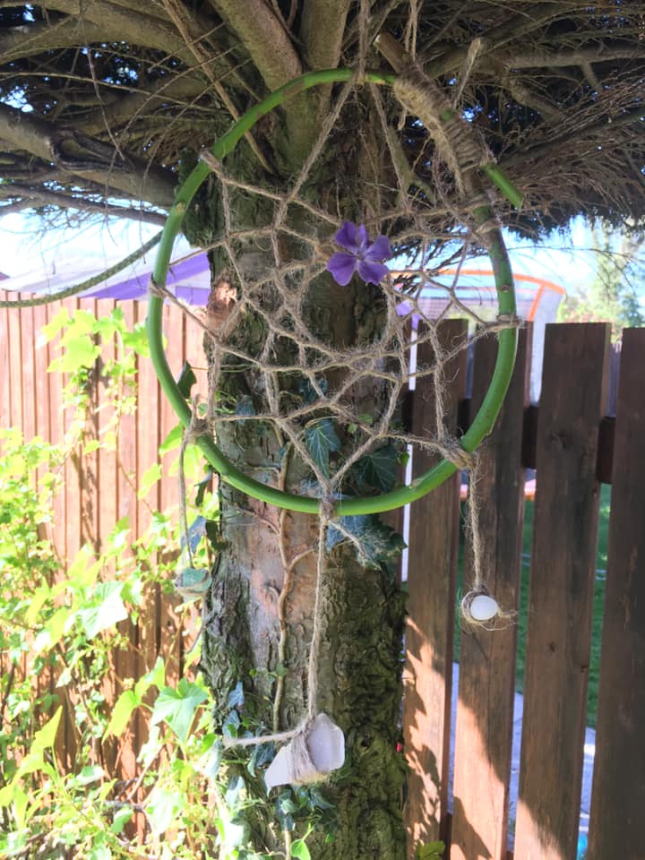 Making dream catchers today for day 22 of our Forest School at Home activities - head to our website or Facebook page for more info