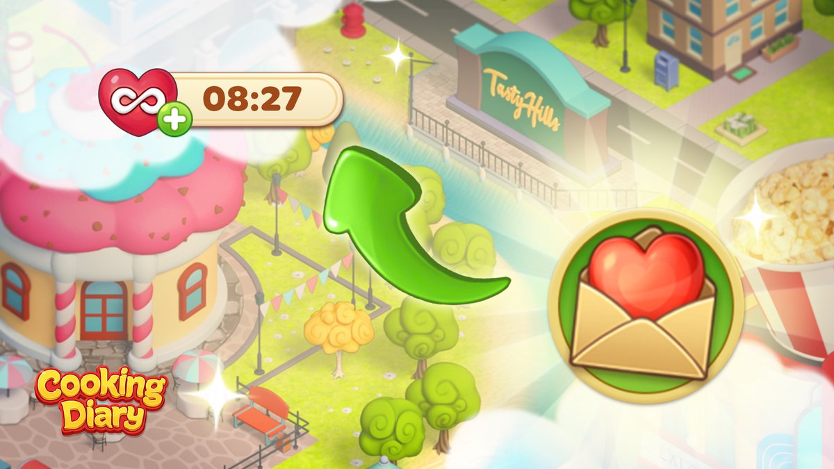 Hey Chefs!😇 There have been some changes to the interface with the latest update! Messages have moved to the life bar in the top left corner↖️ Check it out now!👍
 
#cookingdiary #tastyhills