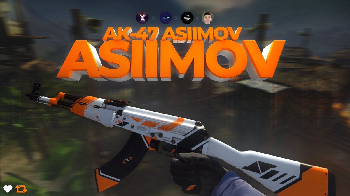 yungshapez's tweet photo. 🎁 $35 AK-47 | ASIIMOV REROLL GIVEAWAY

Enter now:
 - Retweet &amp; Like
-  Follow me &amp; @nickelvngelo

⏰ 60 MINUTES - GOOD LUCK! https://t.co/nBCyahMYZd