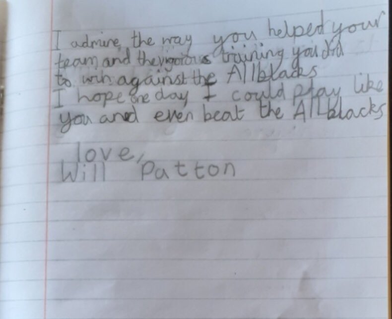 P5BPS's tweet photo. @RoryBest2 any chance you can answer a few questions for Will? He worked extra hard writing a letter for someone he admires, you! @BallywalterPS @UlsterRugby #homelearning https://t.co/XpsQn3lHR6