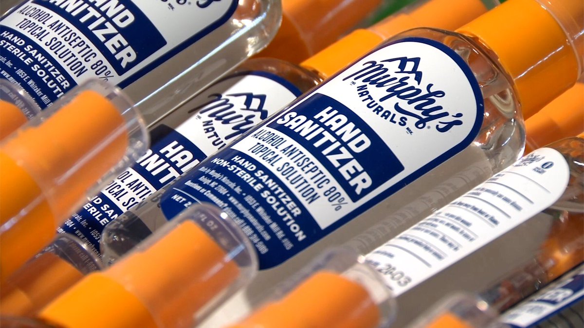 AElliottTV's tweet photo. Need hand sanitizer? A Raleigh company is working hard to produce it. Hear their story this morning on @SpecNewsRDU @SpecNewsTriad @SpecNewsCLT @SpecNewsILM https://t.co/dYhOYTiHvz